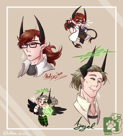 Nedryijen and Azazel headshot